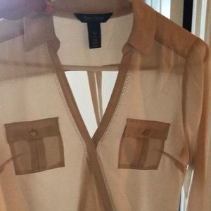 White House Black Market silk blouse